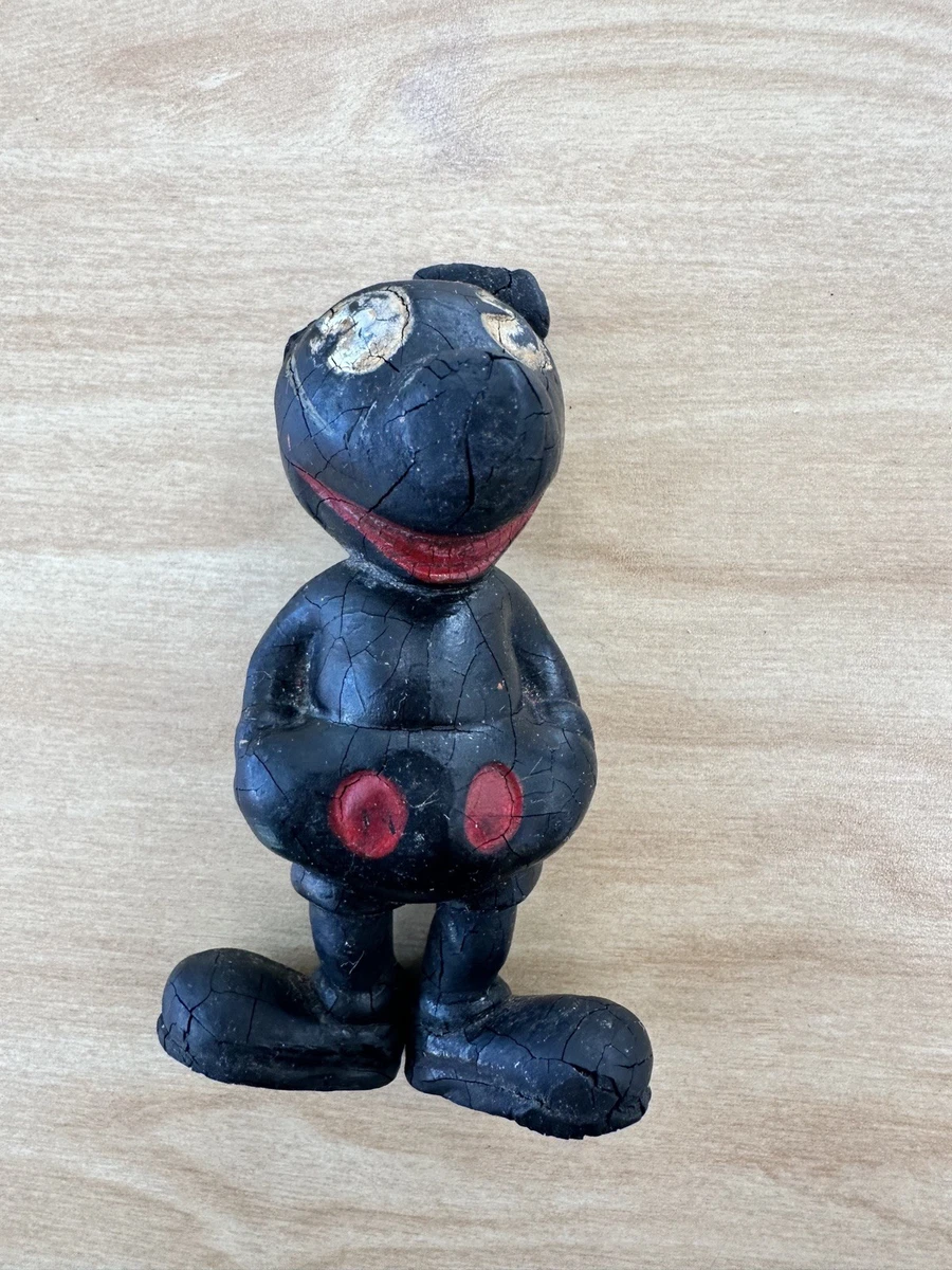 Vintage 1930s Mickey Mouse Rubber Figurine – Seiberling Latex