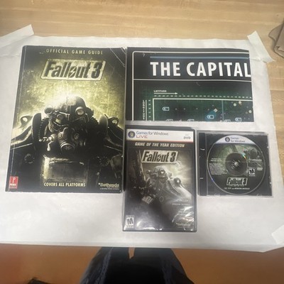 Fallout 3 Game Of The Year Edition Official Game Guide & map. Bonus DVD PC Game