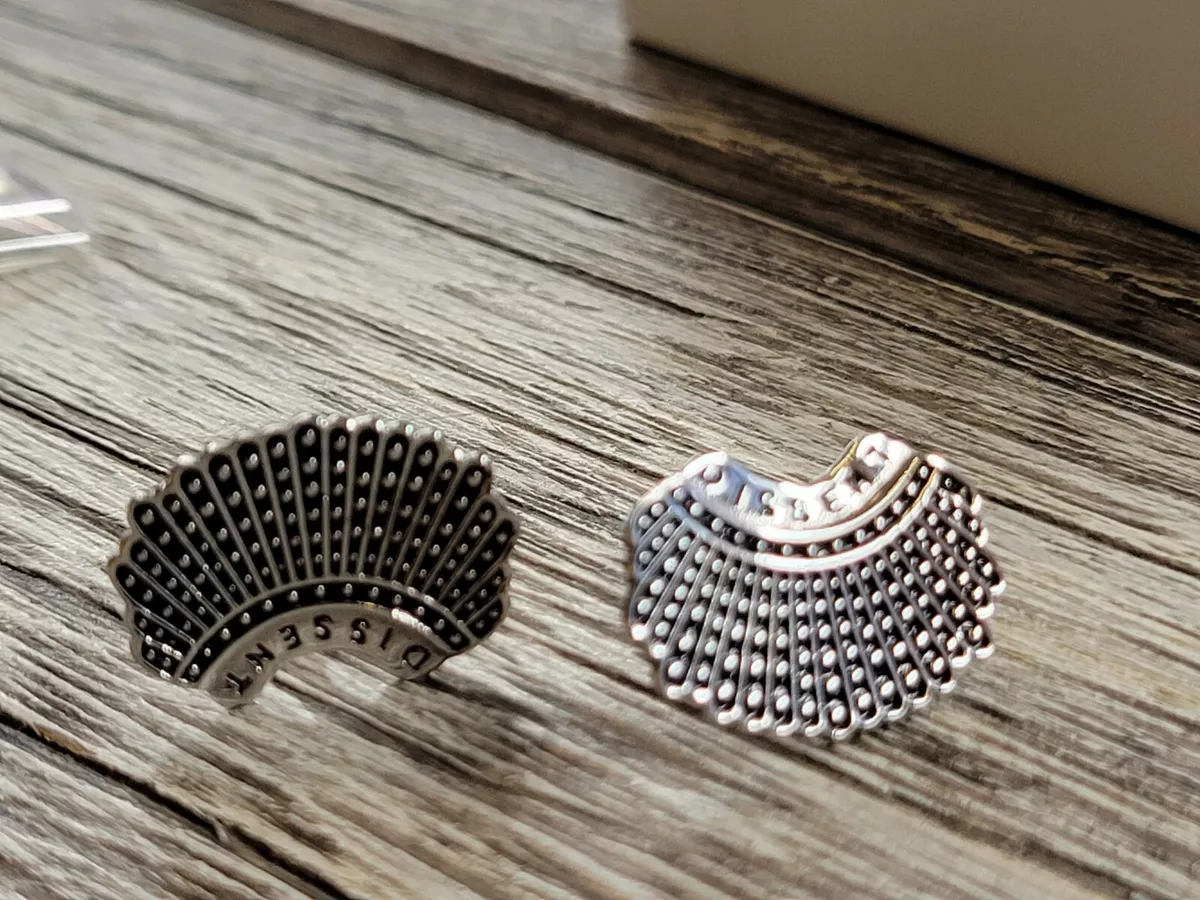 Dissent pin deals earrings
