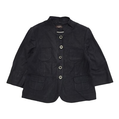 Principles Petite Black Button Long Sleeve Jacket UK Women's 16 H691  UK