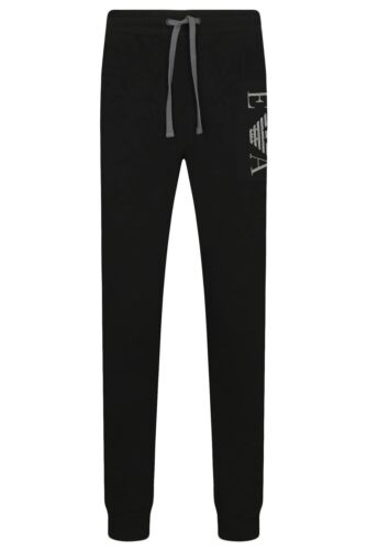 EMPORIO ARMANI Black Loungewear Lightweight Fleece Lined Joggers Size S BNWT - Picture 3 of 4