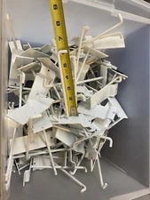 100 Pcs Slatwall Hooks 6 Inches Slatwall Accessories Slat Wall Hooks Heavy Used