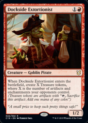 1x Dockside Extortionist NM-Mint, English Commander 2019 MTG Magic