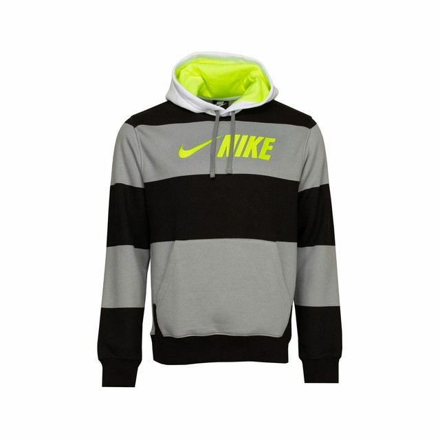 Nike Men's Sportswear Air Max 90 Black And Volt Club Fleece Hoodie CW4693-073 | eBay