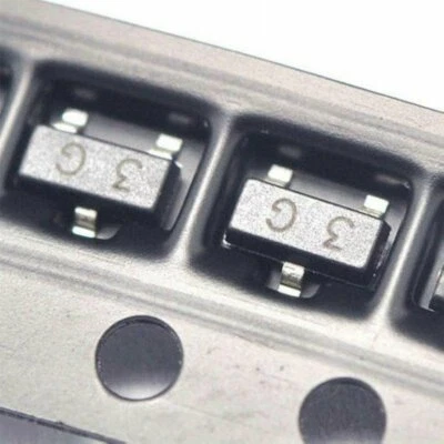 SMD Transistor SOT-23 MMBTH10 3EM BC857B 3F BC857C 3G BC858C 3L BC817-40 6C - Bild 1 von 4