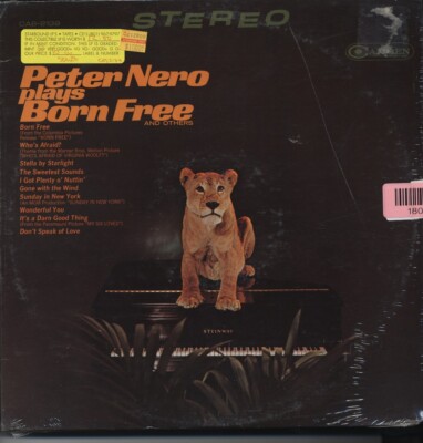 SEALED Peter Nero plays born free and others 1967 Who's afraid? Record LP Vinyl