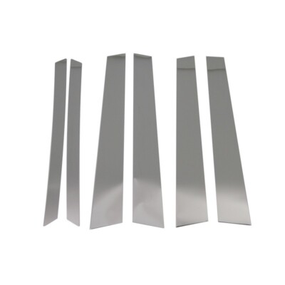 AUTO CLOVER Chrome Window Sill C-Pillar Molding Trim - 2-Piece Set For 2010-2014 Kia Sorento