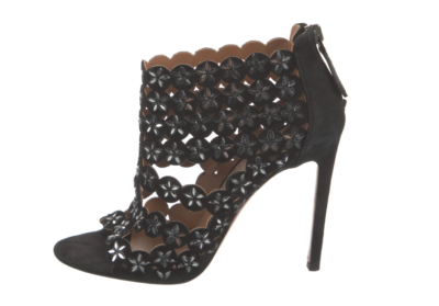 $1,700 ALAÏA Black suede ALAIA Crystal Embellishments  display picture 1
