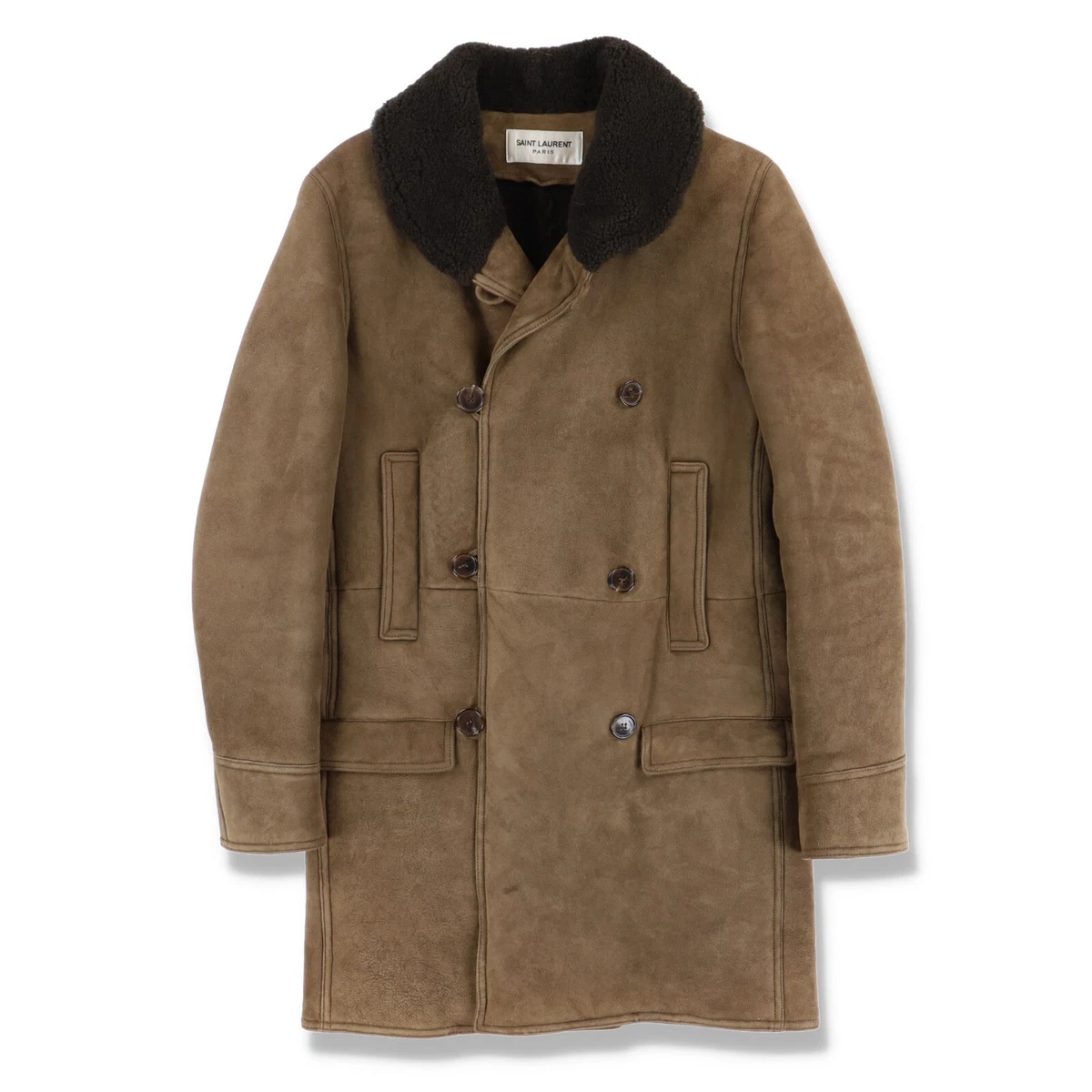 Shearling store lined coat