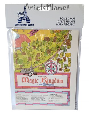 Walt Disney World 50周年 トランプ Vault Walt Disney World 50th Vault Collection Retro Folded Magic Kingdom