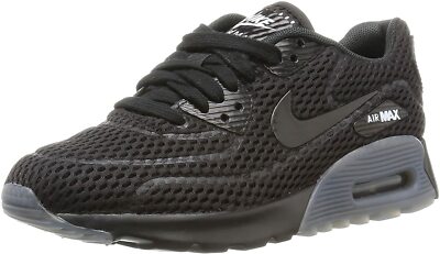 Original Nike Air Max 90 Ultra BR Damen-Turnschuhe schwarz weiß 725601 002