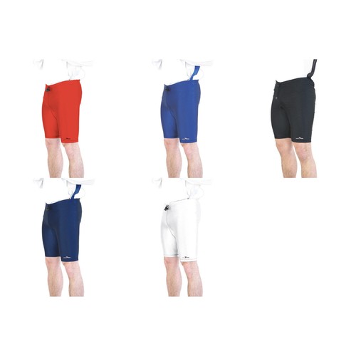 Pantalones Cortos Base Deportes Lycra Entrenamiento de Precisión PARA HOMBRE NIÑOS NEGROS BLANCOS AZULES eBay