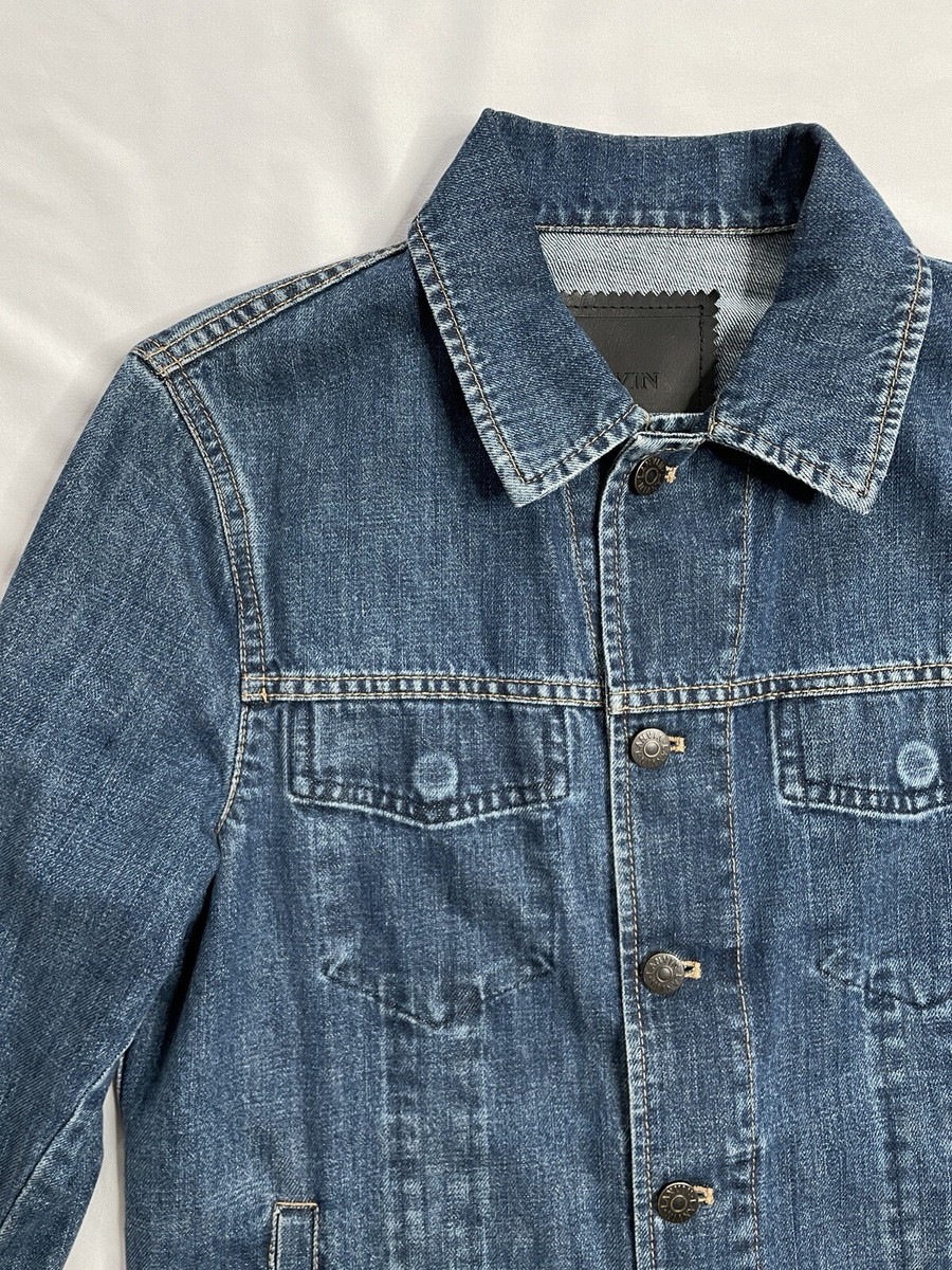 Lanvin $750 Lucas Ossendrijver Deconstructed Blue Denim