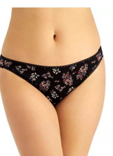 Charter Club Intimates Cotton Bikini Panties Underwear Size M Floral Bouquets