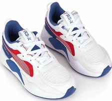 Puma RS-X Hard Drive AC Toddler Sz 4C Sneakers Shoes Athletic White Blue Walking