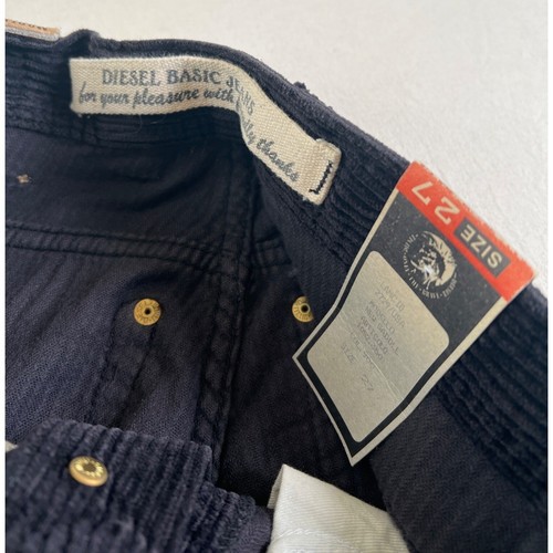 RARO 90s DIESEL Nuevo Sillín Para Hombre Talla 27W Negro Cordón Graso Jean Nuevo de Lote Antiguo con Etiquetas Italia - Imagen 10 de 17