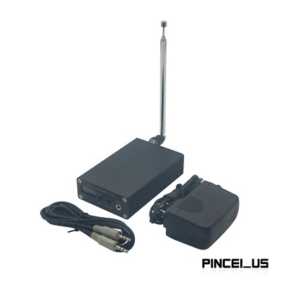 1mw 87-109MHZ Stereo PLL FM MP3 Transmitter Mini Radio Station +Power Supply+Ant