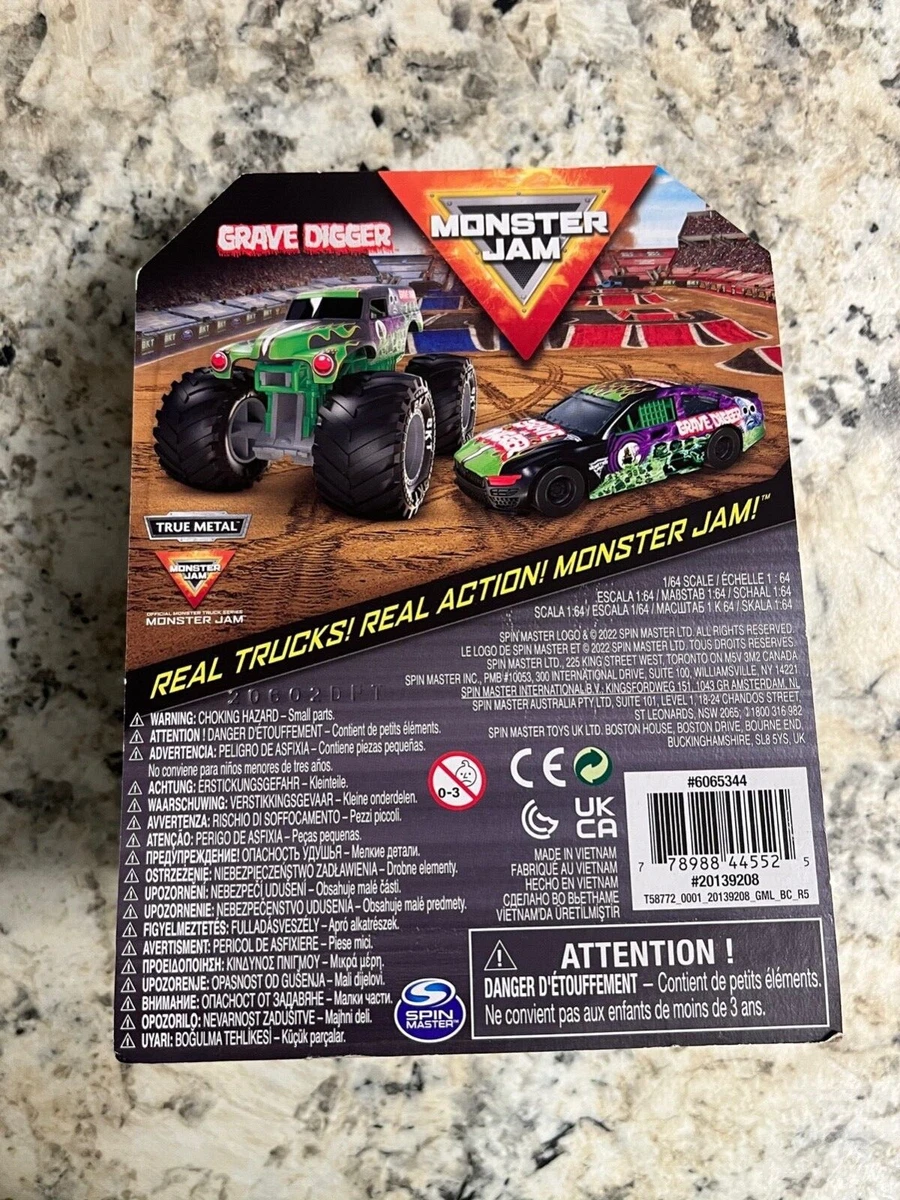 Monster Jam Grave Digger Truck and Race Car (Walmart Exclusive