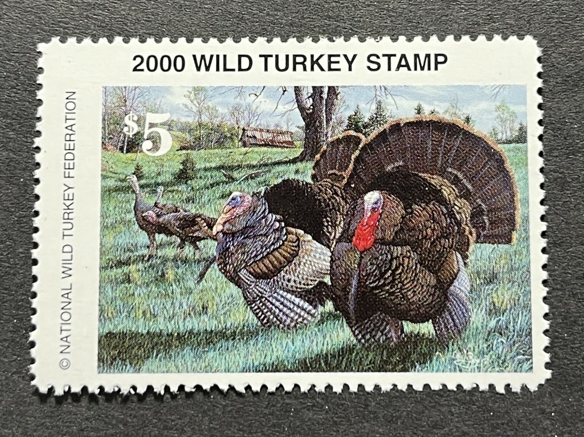 WTDstamps - 2000 NWTF-25 National Wild Turkey Federation Stamp