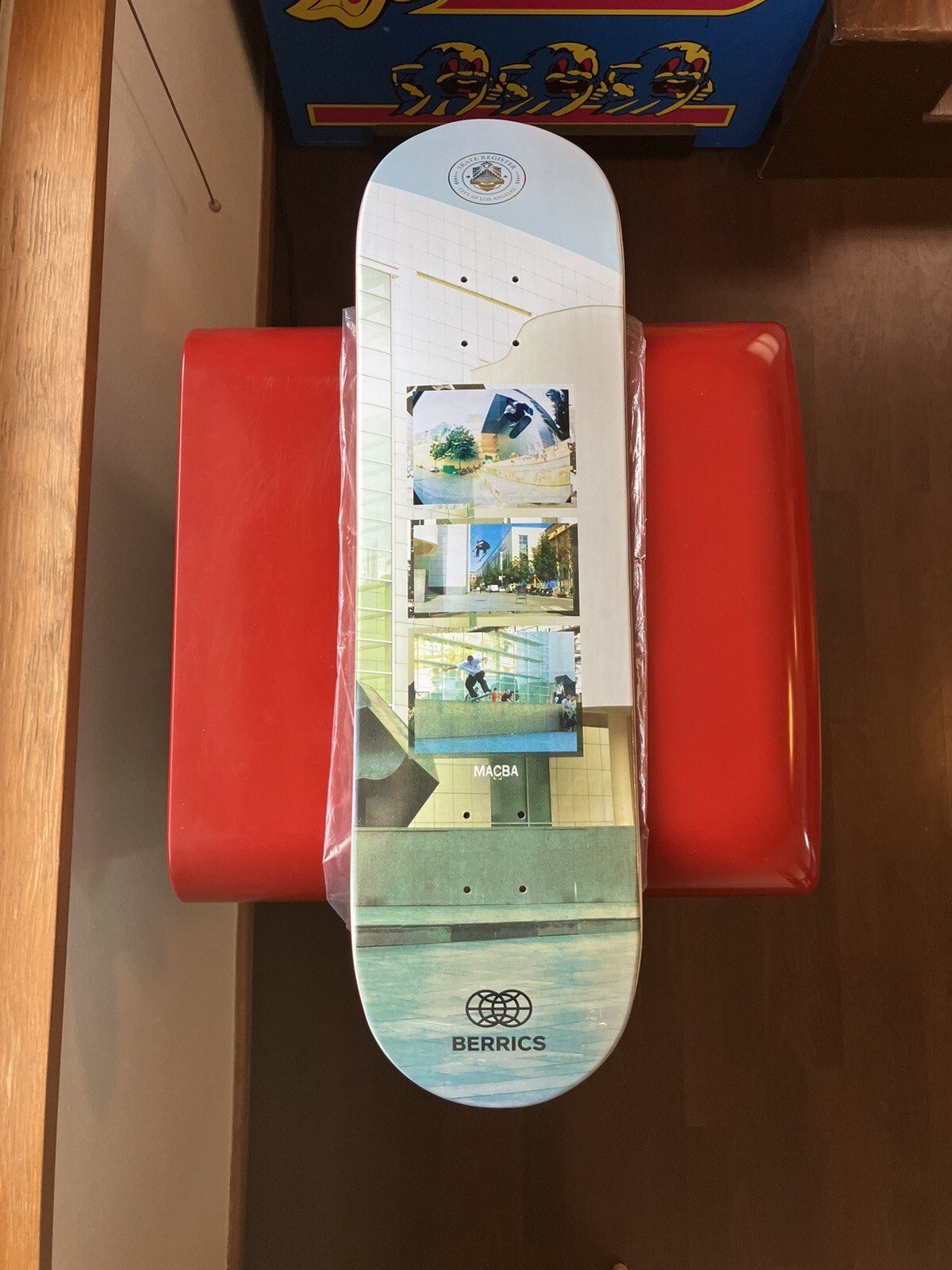 MACBA Skateboard Deck Barcelona Spain Bastien Salabanzi Chris Joslin Tiago Lemos-image