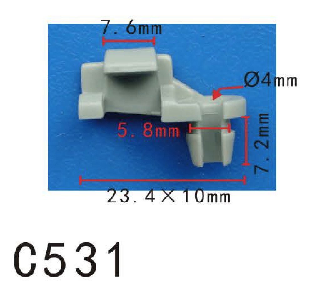 5PCS Nylon Door Lock Rod Clip Chrysler 3454221 4658677 Fit GM 8891030 5 ...