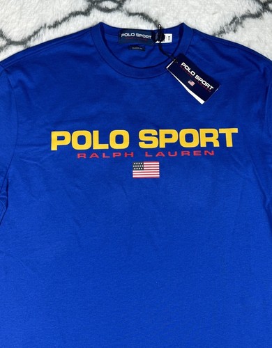 Ralph Lauren POLO SPORT Jersey Shirt Classic Fit Blue Men’s Size SMALL *NEW* $65 - Picture 5 of 8