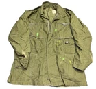 Vintage 1960s 70s Military Og 107 Field Jacket Sateen Coat Medium Vietnam A5J