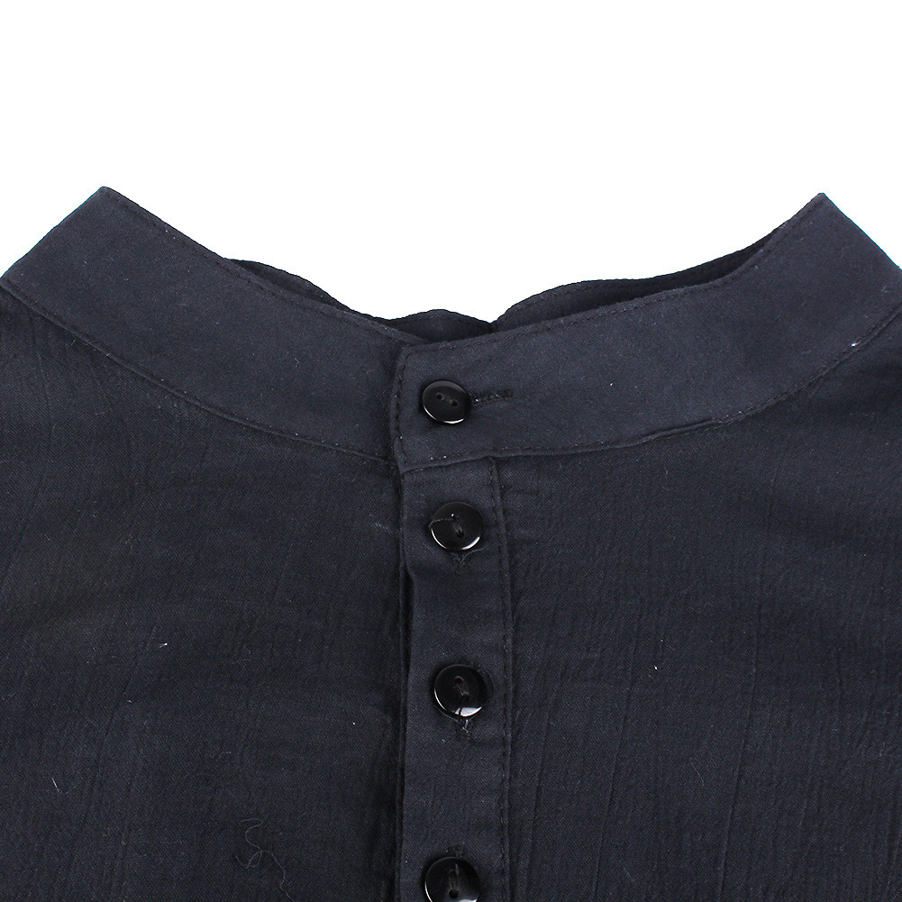 4 Sleeve Casual Cotton Linen T-Shirt 