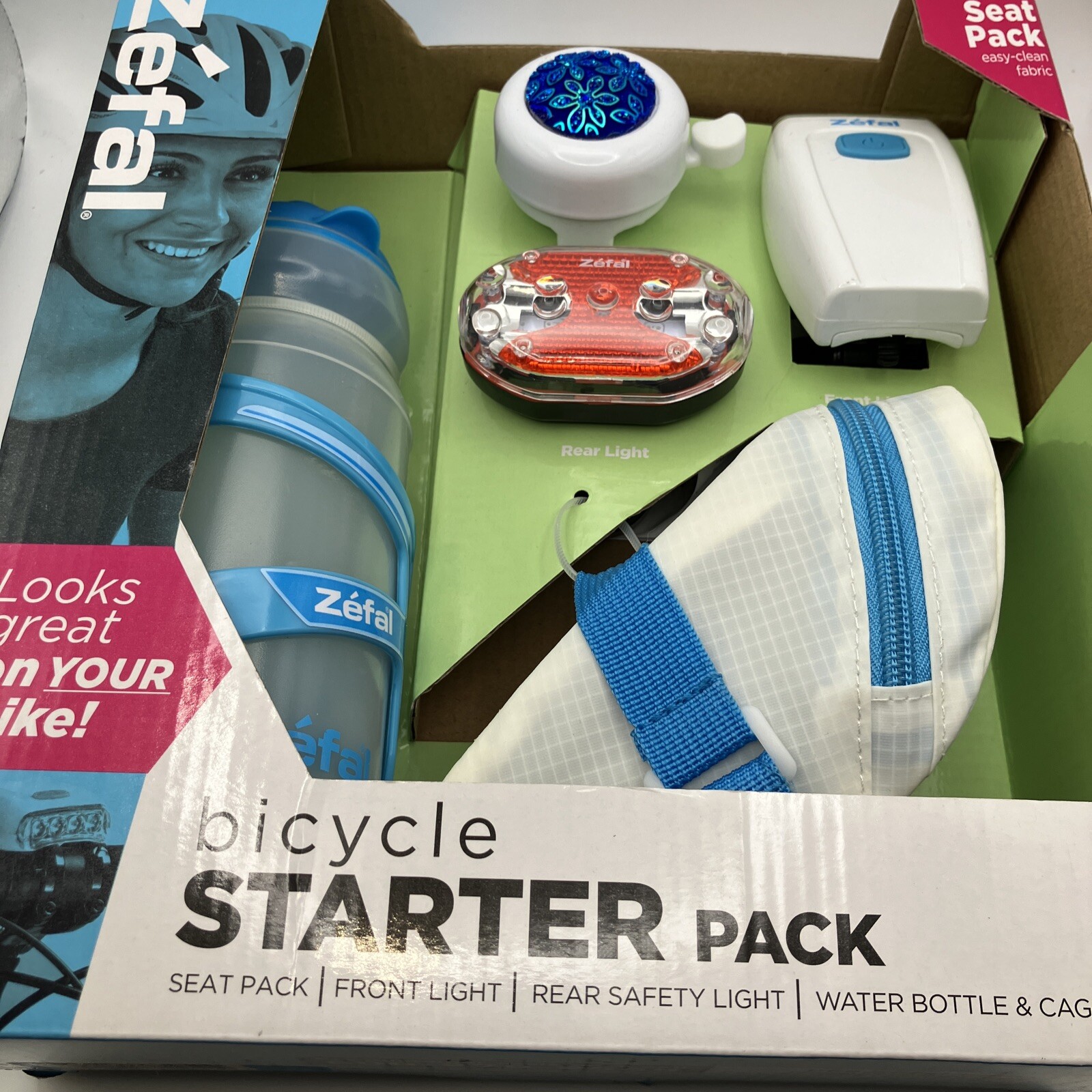 Zefal Bicycle Accessory Starter Kit Womens 6 Pieces 5050