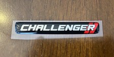 Challenger Steering Wheel Badge With Red Dodge Stripes