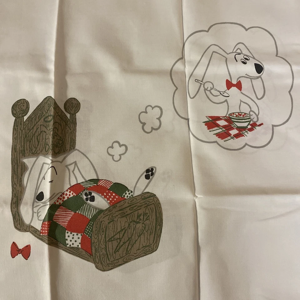 Vintage Trix Cereal Rabbit Graphic Pillow Cases Springmaid Muslim - Image 2 of 4