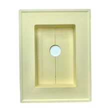 Vinyl Siding Mounting Block Delray Sand Recess Faucet or Outlet Ply Gem Color 63