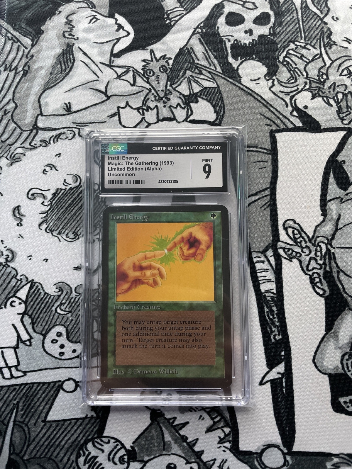 Instill Energy - CGC 9 - Alpha - Magic: The Gathering (MTG)