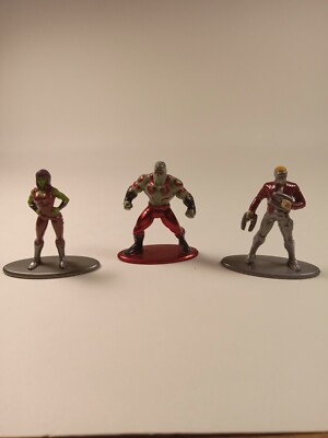 Marvel Guardians of the galaxy metal collectable action figures