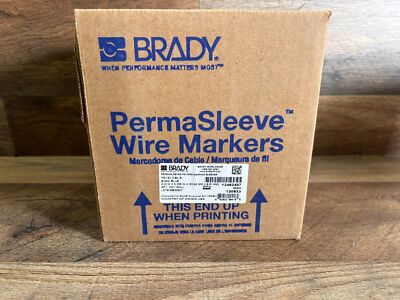 Brady PS-187-2-BL-S  Blue 500CT Permasleeve PS Heat Shrink Wire Marking Sleeves