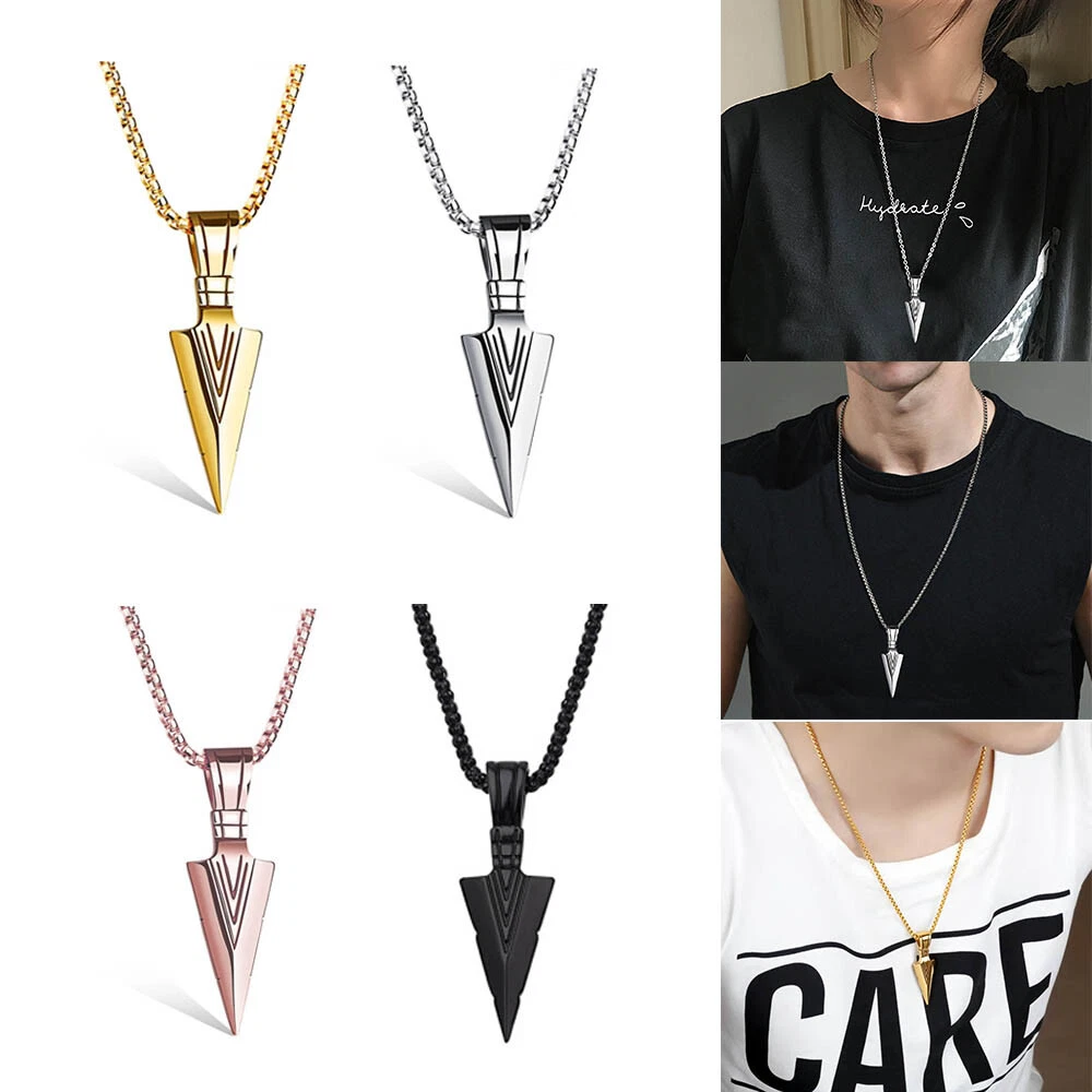 Short mens sale necklace