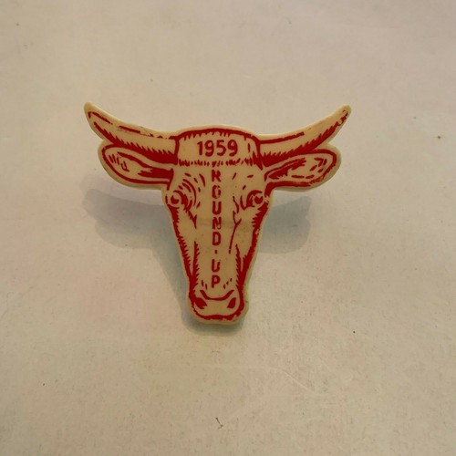 Vintage BSA Boy Scouts Of America 1959 Round Up Neckerchief Slide