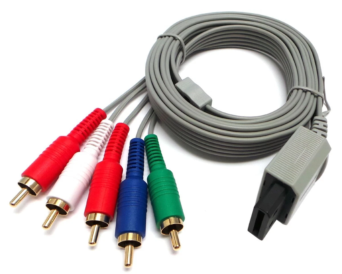 High Definition HD Component Audio Video AV Cable For Nintendo Wii