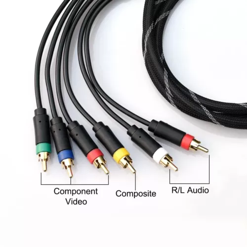 NEW!HD Retrovision PlayStation 2/3 PS2/PS3 Premium YPbPr Component Video Cable - Picture 2 of 13
