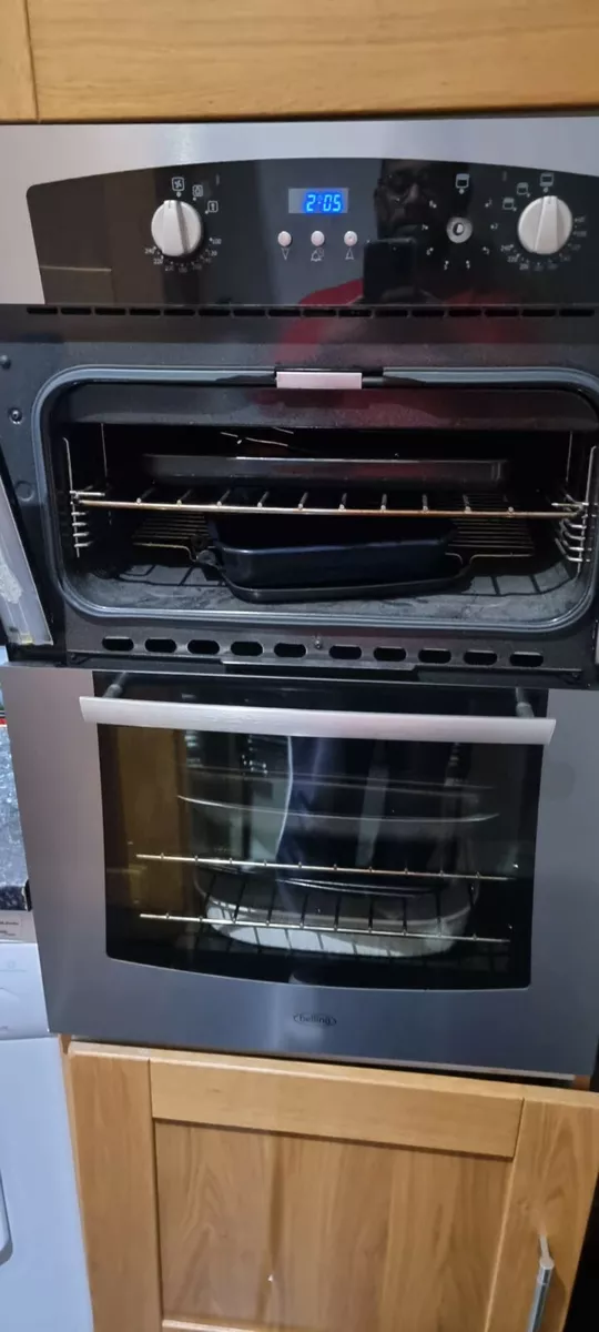Belling double under online oven