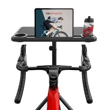 Kom Indoor Media Display Tripod Desk Stand for Indoor Cycling Stealth Black