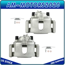 Front Pair Brake Calipers w/ Bracket For BMW 320I 325CI Z3 Z4 325XI