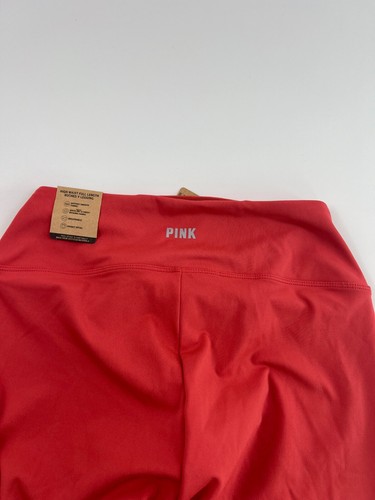 Victoria's Secret PINK Active Ultimate High Waist Full Length Legging Red L NWT - 第 2/10 張圖片