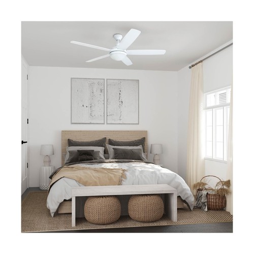 Prominence Home Ashby Modern 52 Inch Ceiling Fan with Light, LED Fan with Rem... - Picture 2 of 12