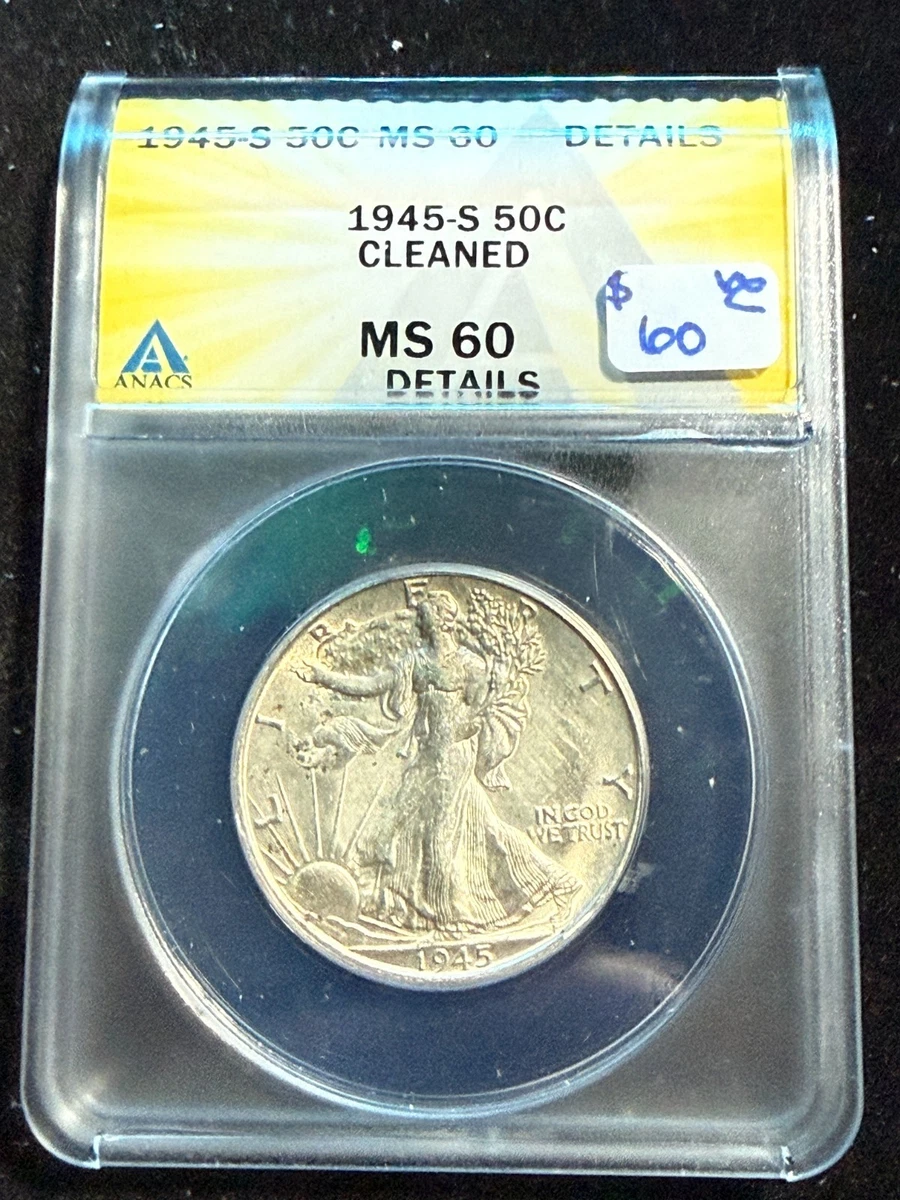 MS 60 Graded Liberty Walking Half Dollars (1916-1947) for sale | eBay