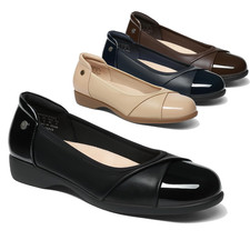 Women  s Casual Flat Shoes Comfortable Arch Support Slip On Office Shoes