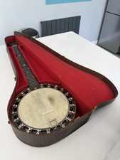 Antique Windsor Zither 5 string banjo with case