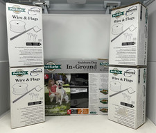 PetSafe In Ground Fence HIG11-11052 W/ 4 Boxes of Wire Flags OPEN BOX FREE