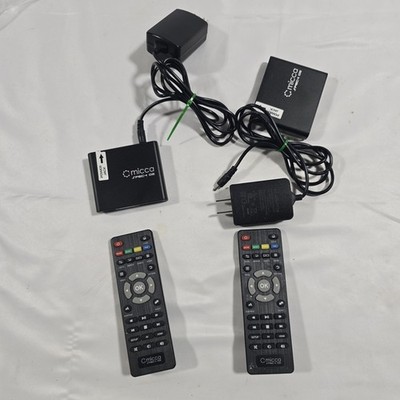 Micca Spec-1 G2 1080p Full HD IR Remote Digital Media Player Set Of 2, Remotes 