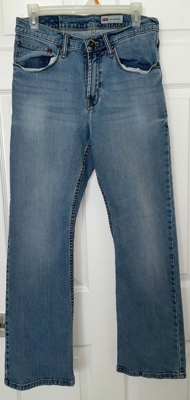 Wrangler Men's Retro Relaxed Boot Cut Blue Medium Wash Denim Jeans Sz 29x30